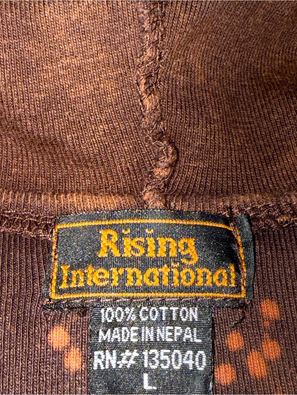 Rising International Brown Suede Embroidered Hooded Trench - Picture 3 of 8